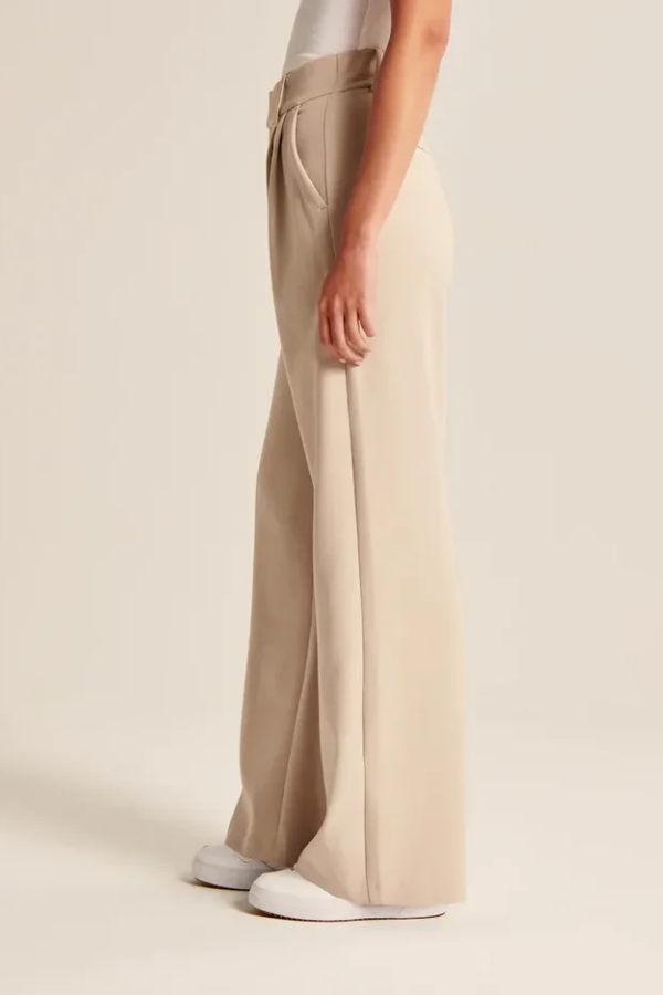 Wide Leg Tailored Pants